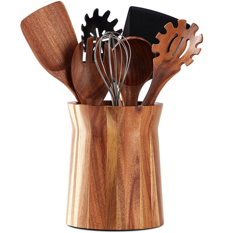 LOHONER 360° rotating utensil holder shown on countertop for easy reach while cooking