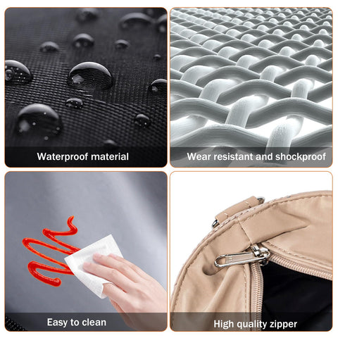 LOIDOU easy-clean interior facilitates quick spill cleanup.