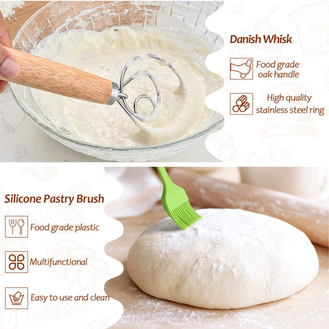 Lokeisna bread lame with five blades for precise scoring of breads