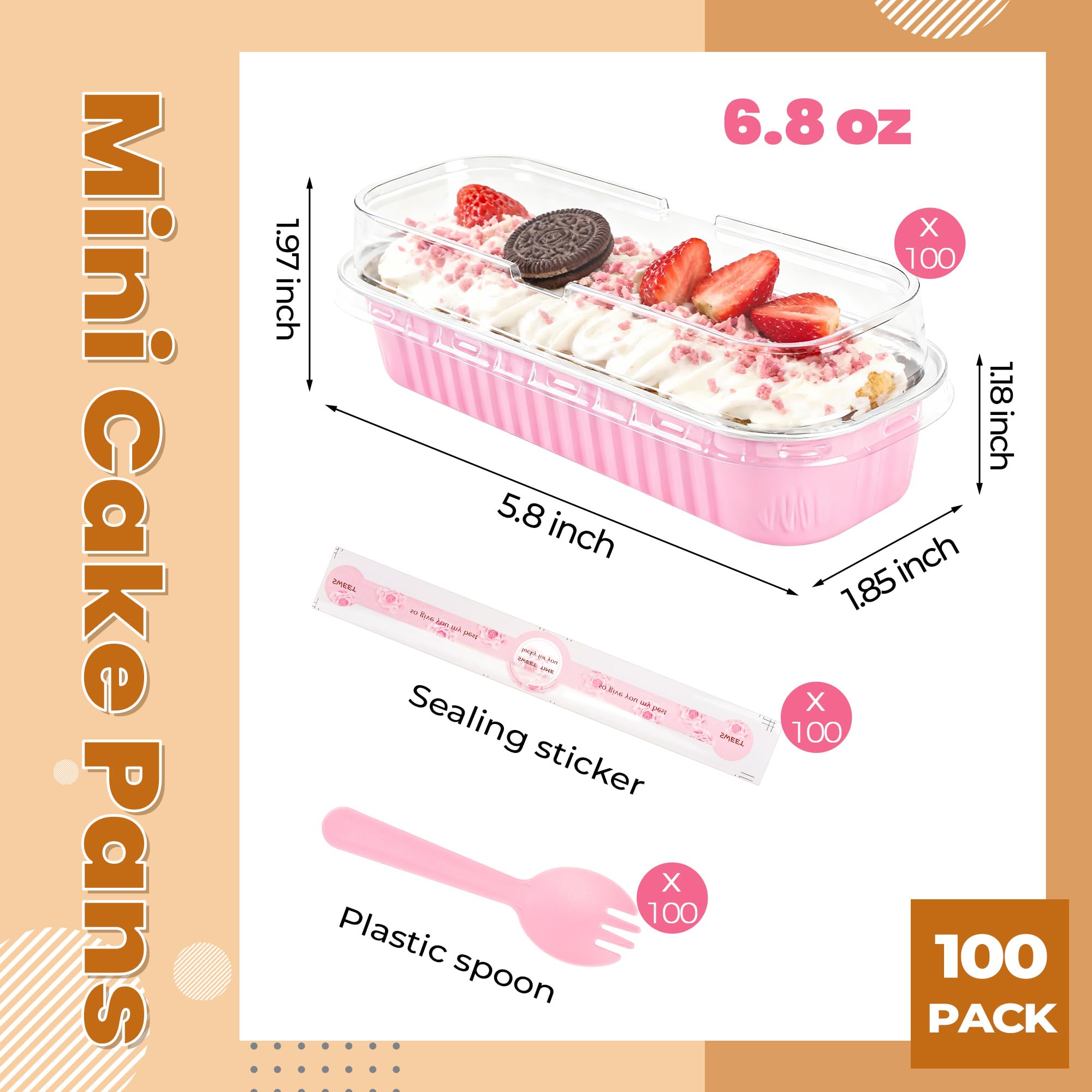 LOKQING see-through lid showing dessert display and toppings