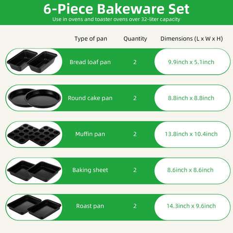 Lollicy nonstick coating ensures easy release and simple cleanup after baking