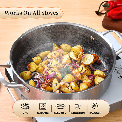 LOLYKITCH close-up of non-stick coating for easy food release
