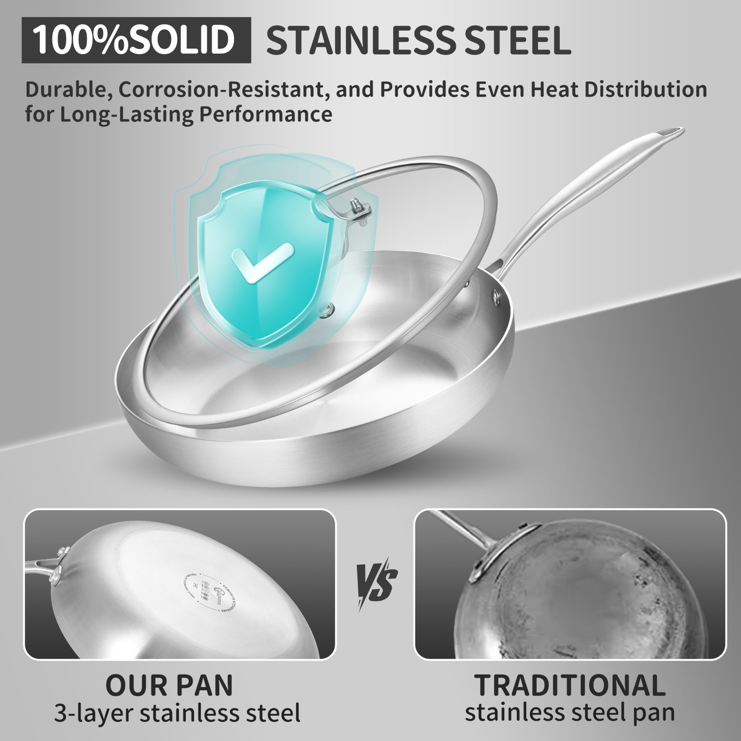 LOLYKITCH pan safe in oven up to 500°F for finishing dishes