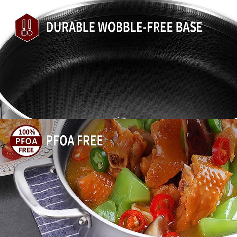 LOLYKITCH pan on all stoves demonstrates universal compatibility for versatile meals