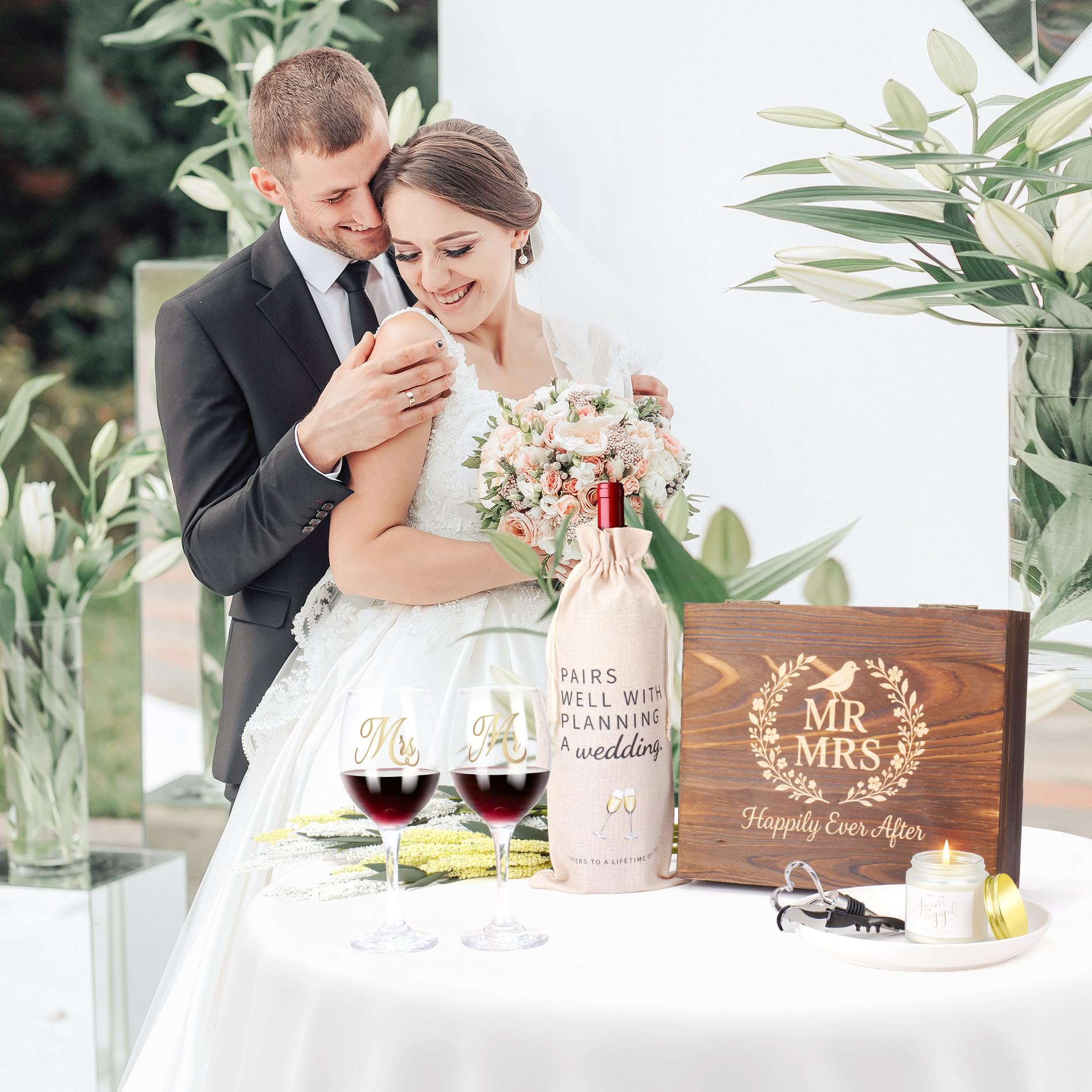 LOMEVE couple toast moment with stylish, thoughtful gift