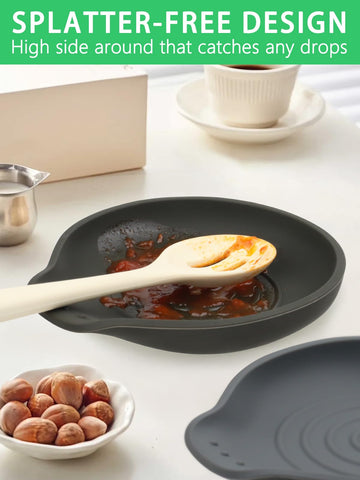 LOMILD spoon rest is dishwasher safe for quick cleanup after cooking.