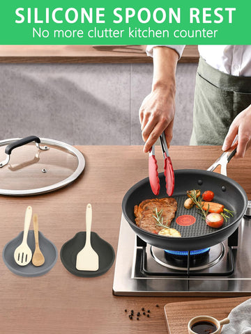 LOMILD stackable spoon rests save kitchen space and reduce clutter.