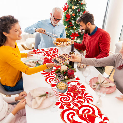 Lonfliness durable linen table runner resists wrinkles and fading for year-round holiday decor.