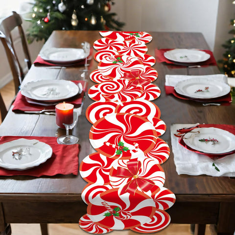 Lonfliness machine-washable holiday runner for easy care after festive gatherings.