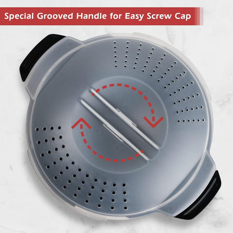 Longmann Pampered Chef dishwasher safe steamer for easy cleanup