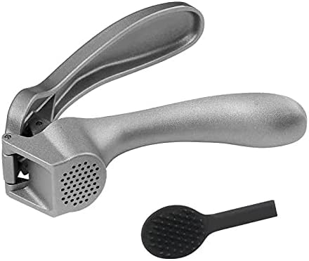 Longmann Pampered Chef Garlic Press hopper for unpeeled garlic, fast mincing