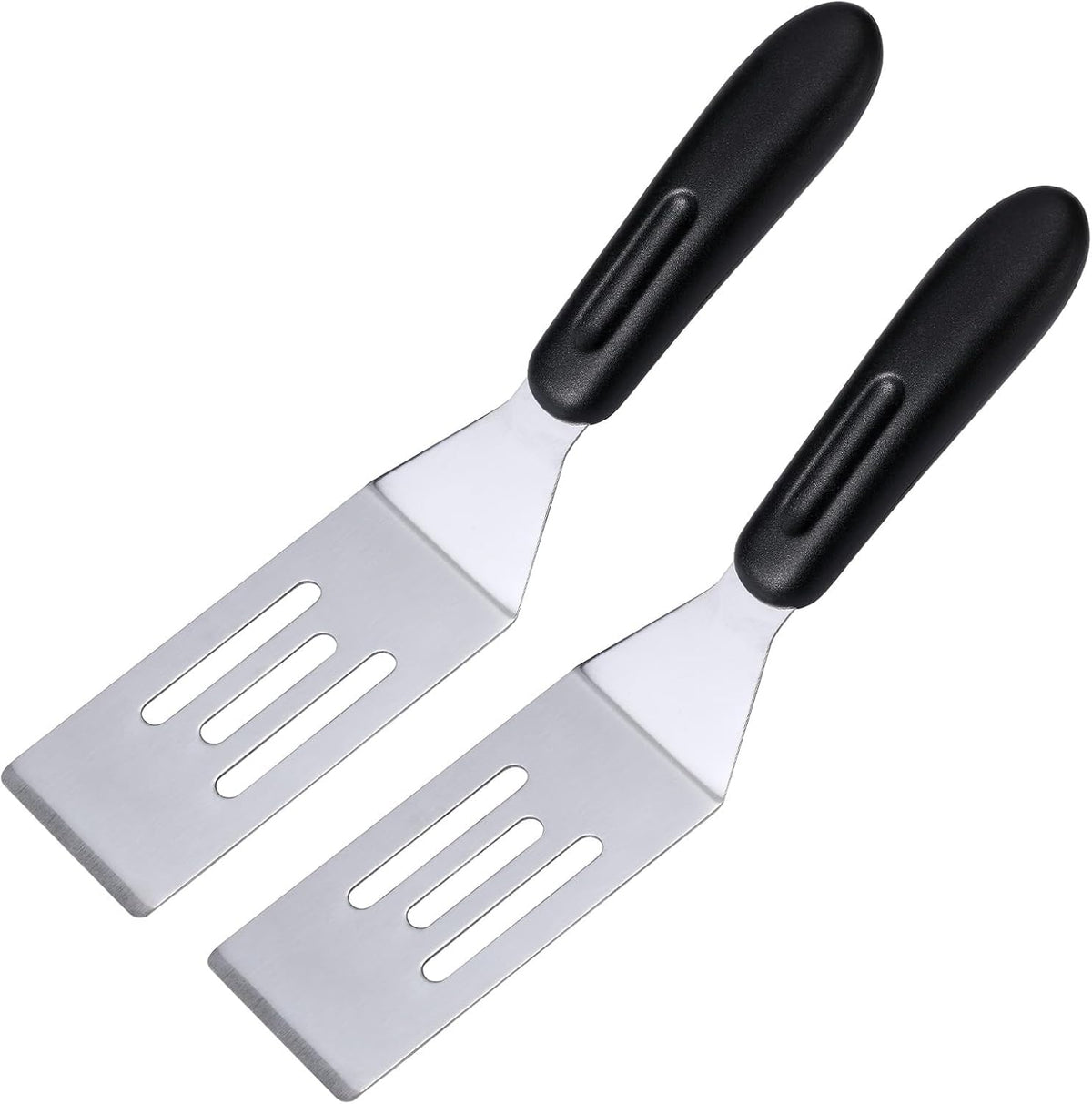 Longmann pampered-chef-mini-serving-spatula head-cutting-edge for precise dessert cuts.