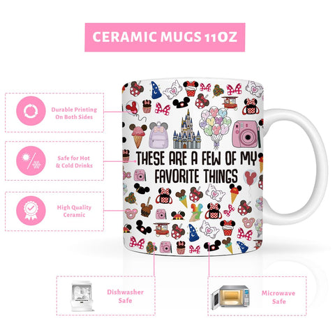 LONGXIN Fairytale Fans mug with fairy tale scenes, perfect for cozy mornings.