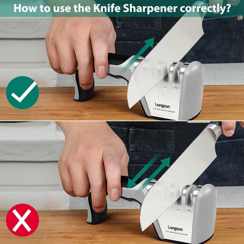 Longzon 4-stage sharpening plates for diverse blades.