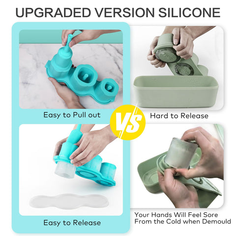 Longzon Easiest Release pour water and freeze for quick setup