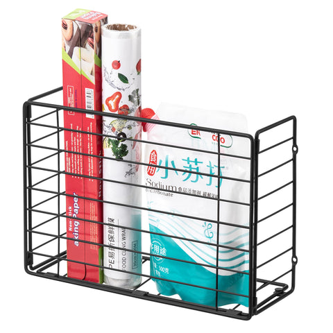 Lonian space-saving wall basket frees counter space for daily tasks.