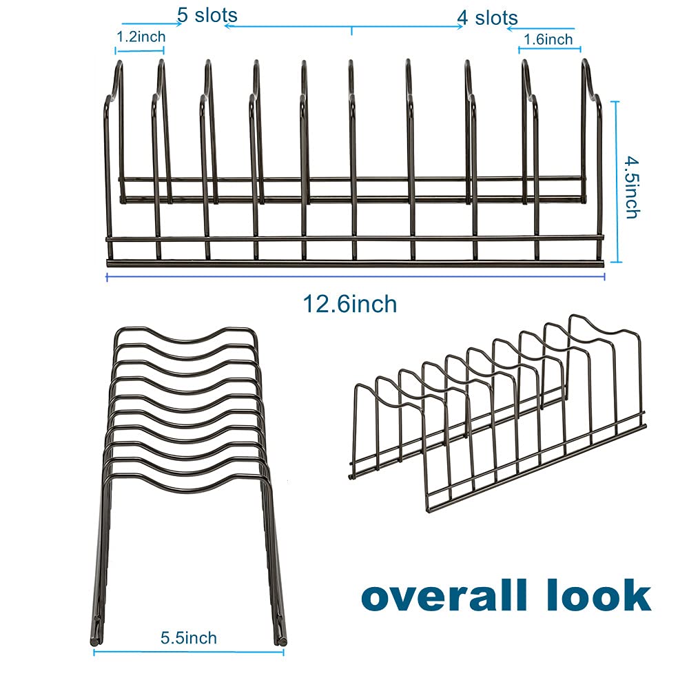 Lonpute sturdy support for pans and bakeware in cabinet.
