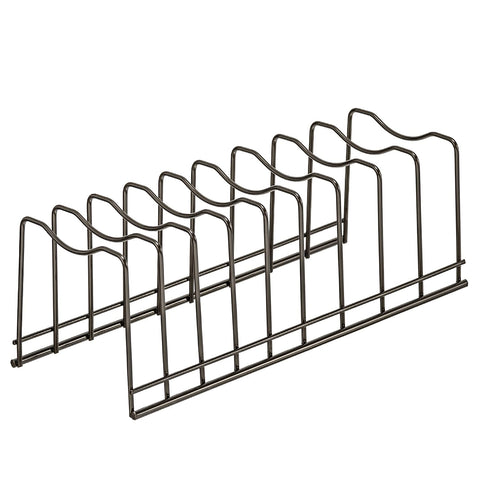 Lonpute curved-top lid holder stabilizes heavy lids for quick grab.