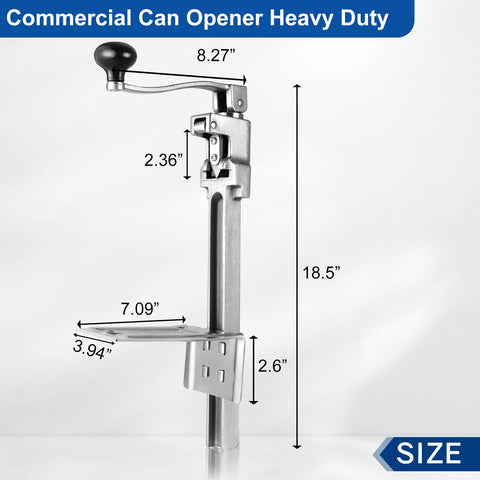Lonsge commercial can opener blade sharp for clean, precise cuts on cans.