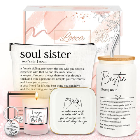 Looca bestie definition glass with lid, elegant texture and practical lid for sipping on the go