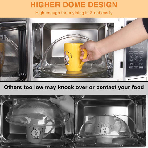 Lopeztek dome design with steam vents helps moisture escape during heating.