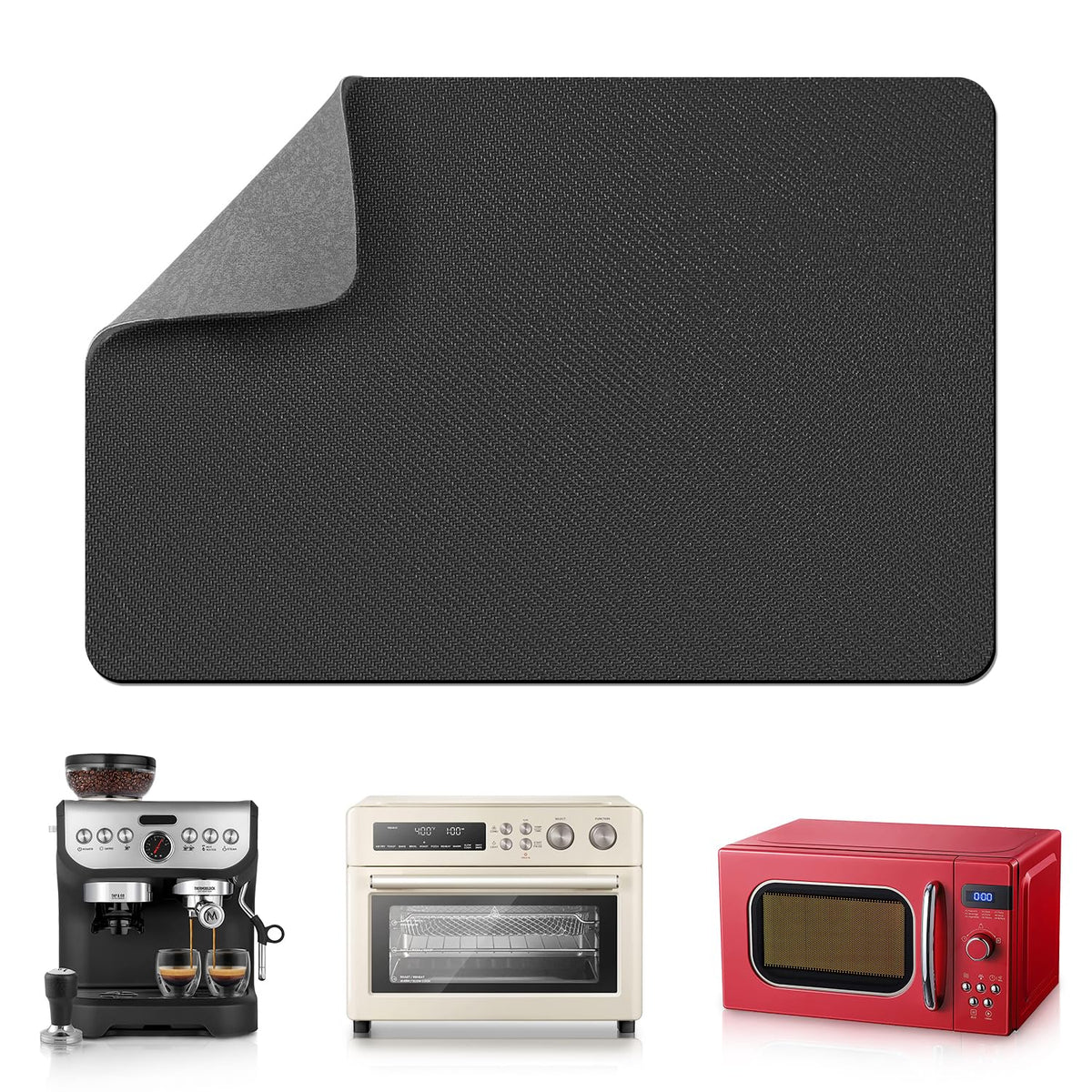 LOPNUR 17x12 appliance slider 360° rotation for effortless repositioning of heavy devices.