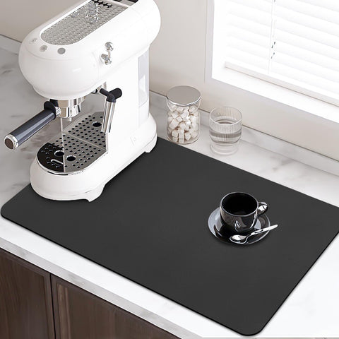 LOPNUR diatomite absorbent surface shows quick drying for dishes.