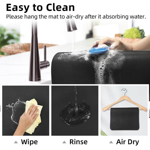 LOPNUR 16x24 dish drying mat for larger counter setups.