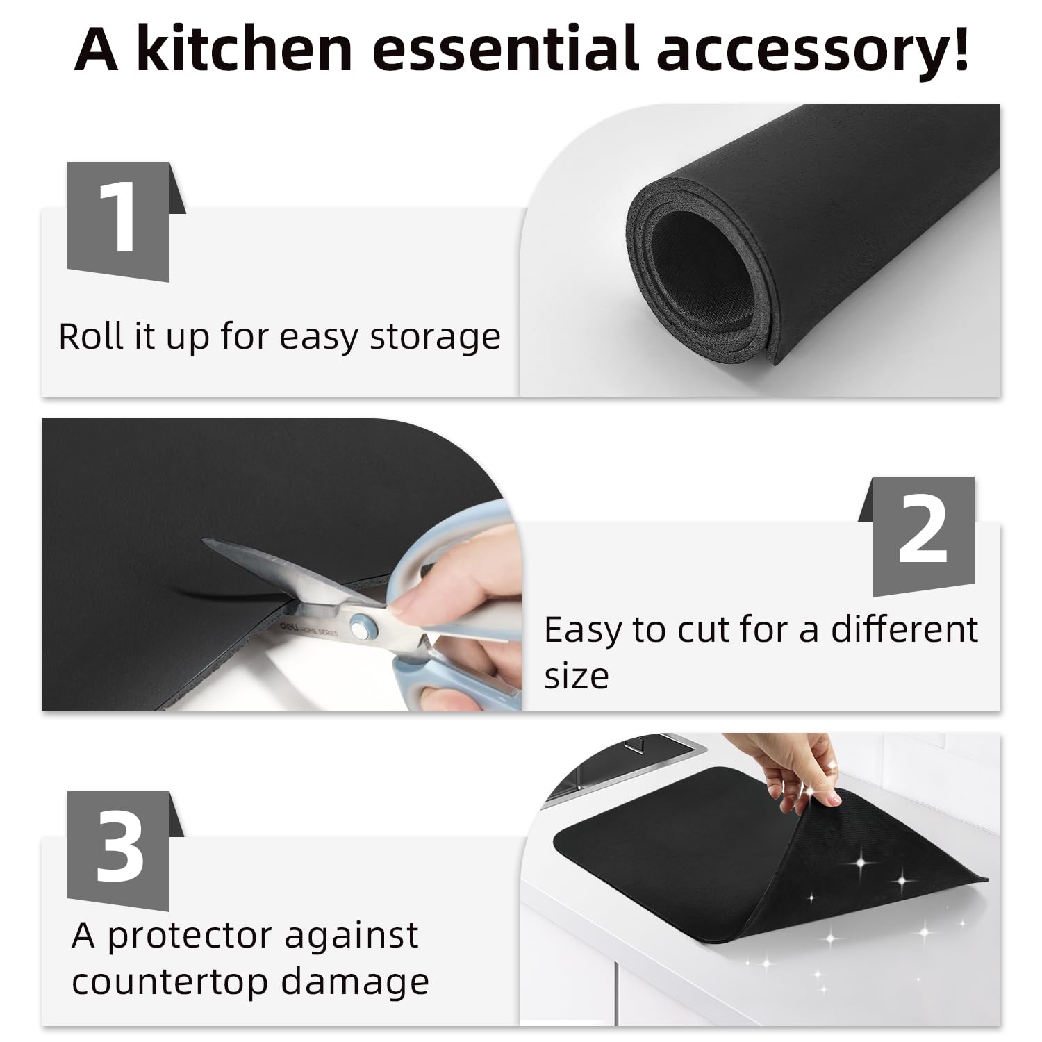 LOPNUR Heat-resistant mat tolerates hot items briefly.