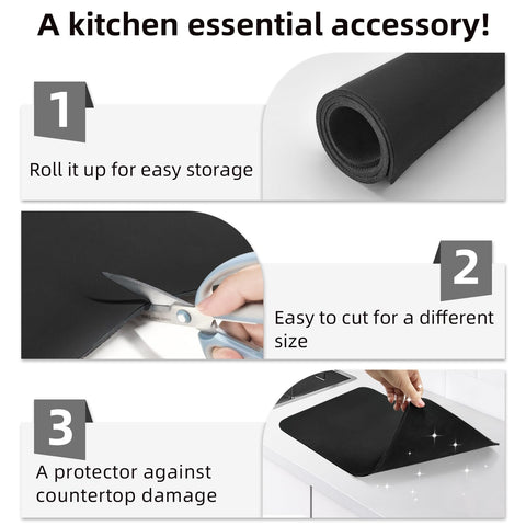 LOPNUR Heat-resistant mat tolerates hot items briefly.