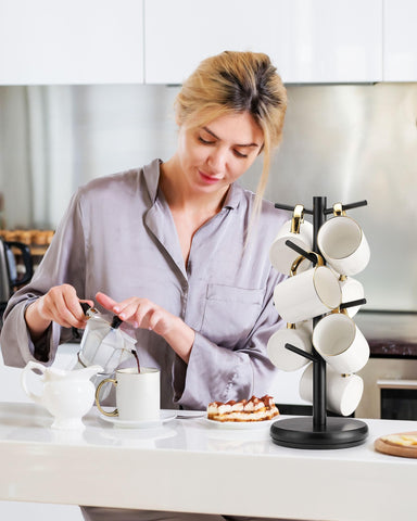 Lorbro mug tree offers a versatile gift for coffee lovers