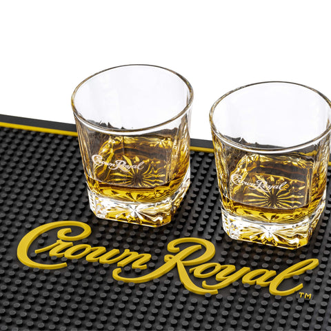 LORD'S ROCKS Crown Royal Bar Mat texture highlights durable rubber for daily use.
