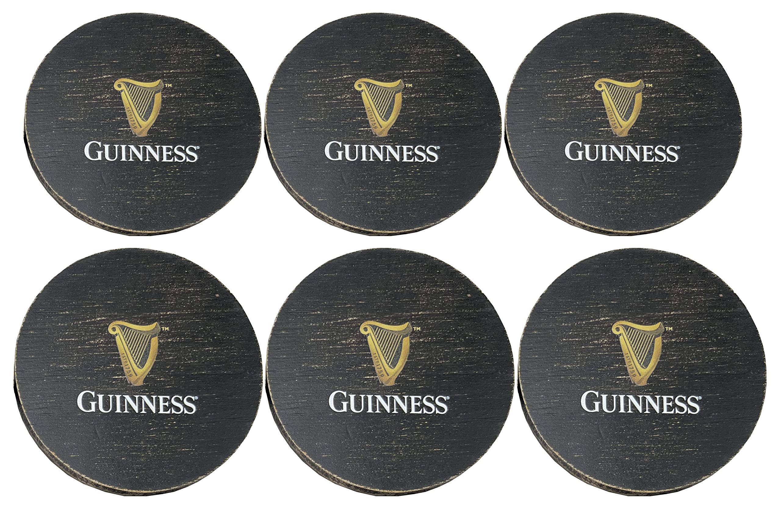 Gift-ready Guinness coaster set from LORD'S ROCKS is a thoughtful present.