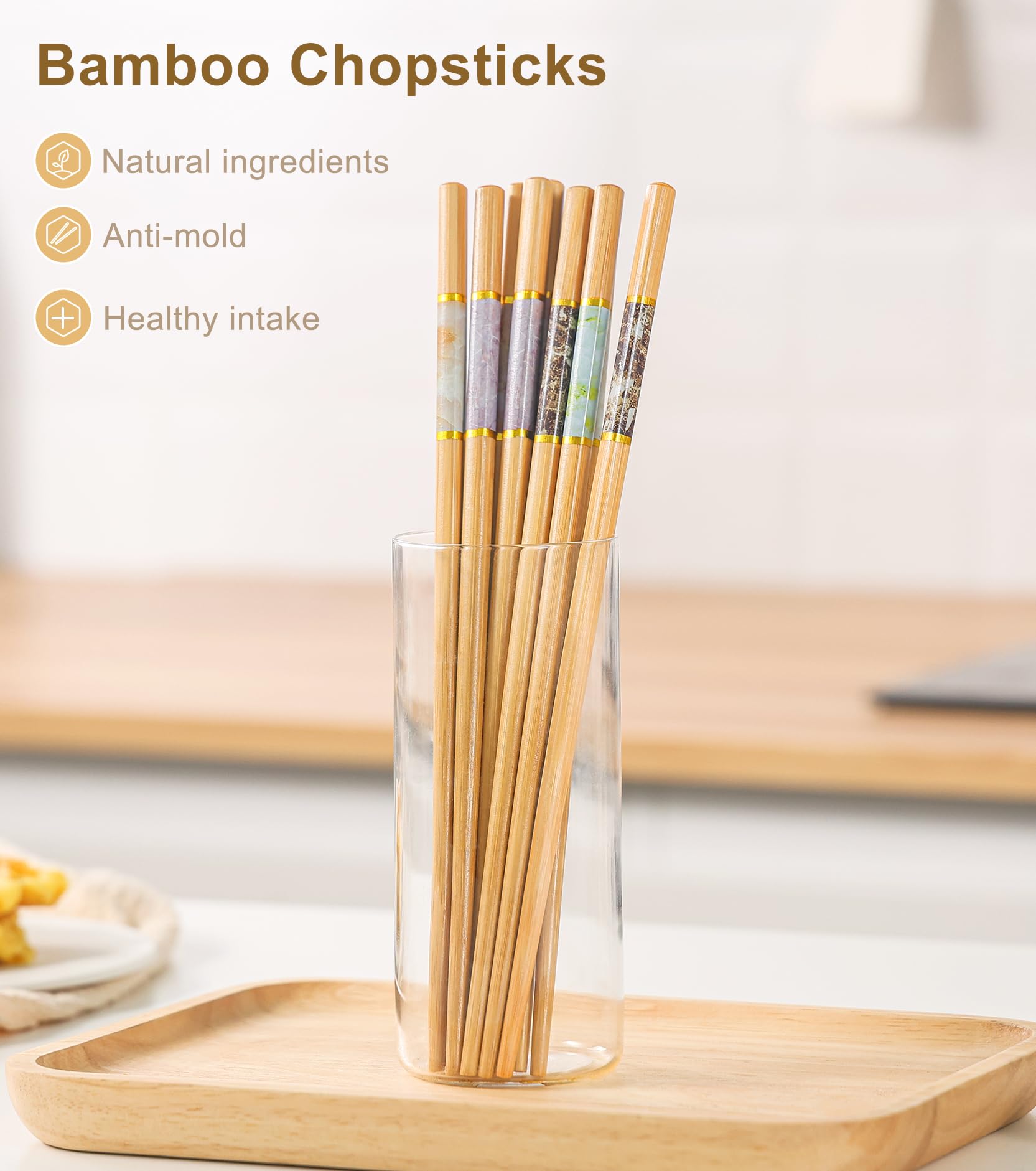 LOROTOCO chopsticks suitable for sushi and noodles