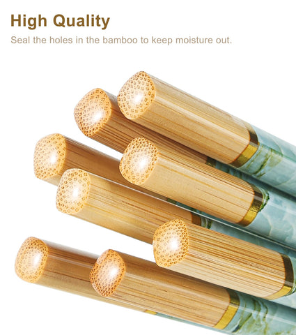LOROTOCO washable and reusable wooden chopsticks for everyday meals