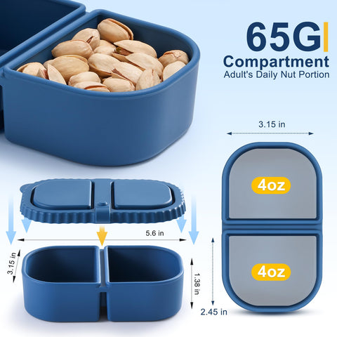 LOROTOCO two 4oz dipping containers ideal for sauces and dips on the go.