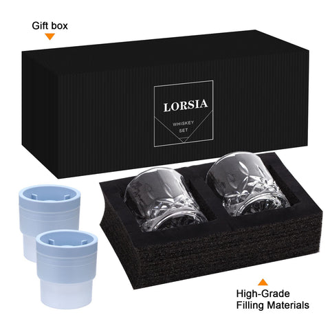 LORSIA gift box presentation ideal for gifting whiskey lovers.