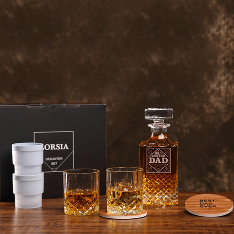 LORSIA two whiskey glasses with crystal clarity for enjoying spirits