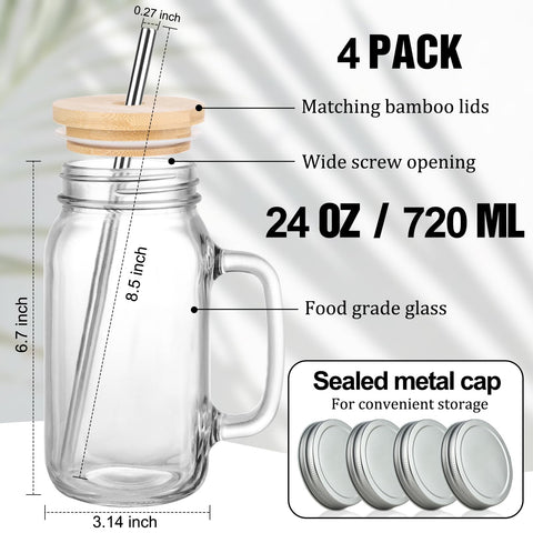 LOSANJI bamboo lids with silicone seal for spill-free sipping