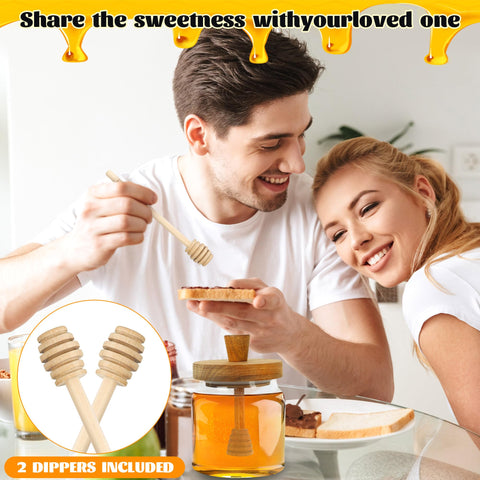 Loscarol airtight seal keeps honey fresh between uses.