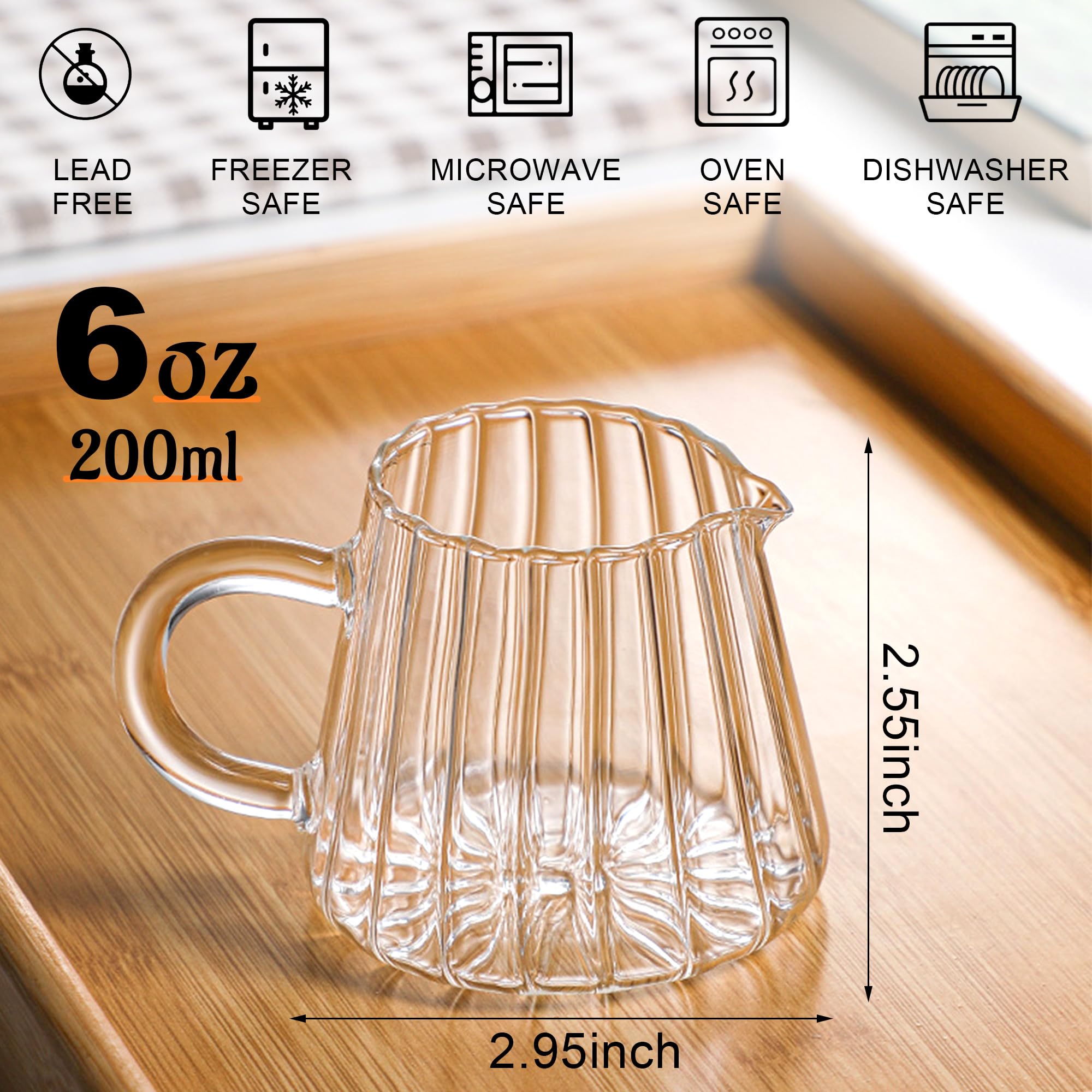 Loscarol borosilicate-glass-pitcher-heat-resistant durable and long-lasting.