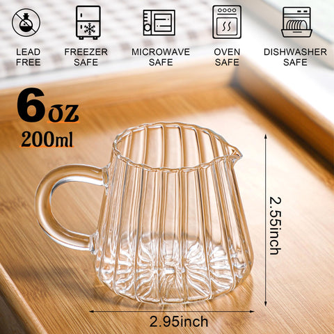 Loscarol borosilicate-glass-pitcher-heat-resistant durable and long-lasting.