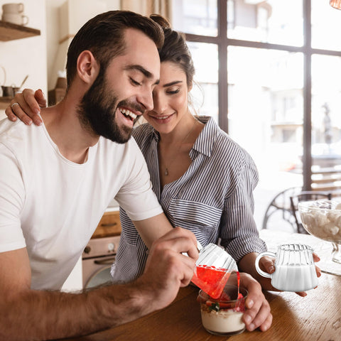 Loscarol dishwasher-safe-creamer-pitcher cleans easily after daily use.