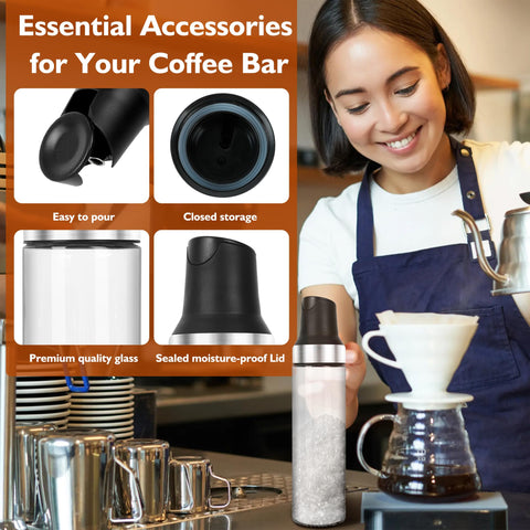 Loscarol weighted pourer ensures steady pours for accurate sweetness in drinks.