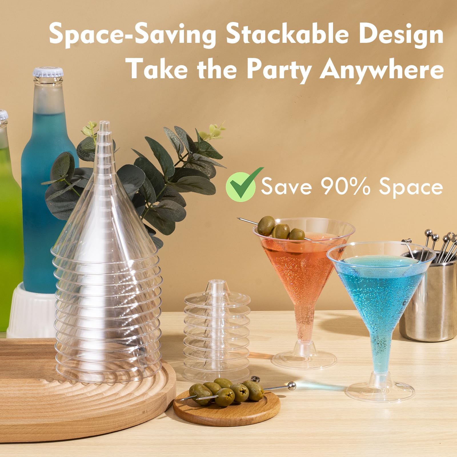 Losneg bulk-pack for outdoor weddings and poolside entertaining.