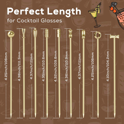 Losneg gold picks complement charcuterie and cheese boards.