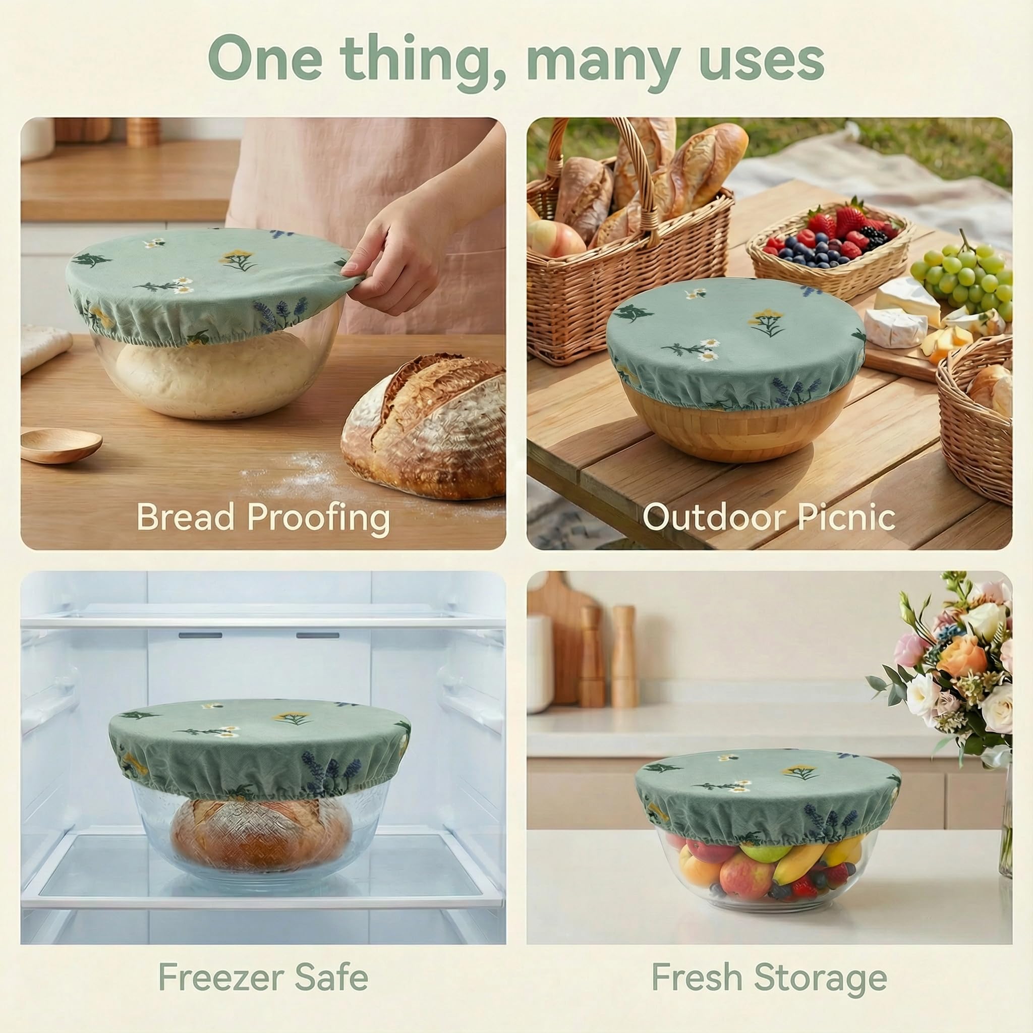 Lospara bread-proofing closeup emphasizes breathable fabric for dough fermentation