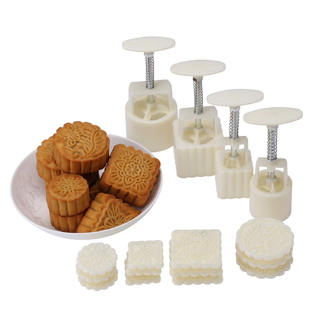 Lost Ocean full mooncake mould set with 12 patterns for versatile baking