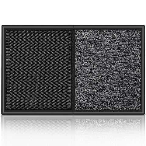 LOSTRONAUT wet-dry shoe cleaner mat with water tray for easy mud removal.