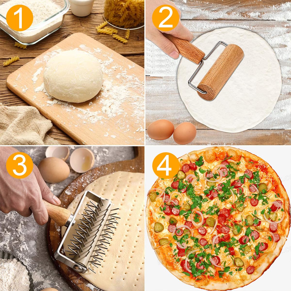 LOSYHU kitchen-baking-tool-set neatly organized for easy storage.
